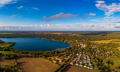 Wandlitz - widok na jezioro