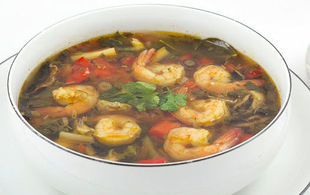 TOM YUM GOONG - tajska zupa z krewetkami
