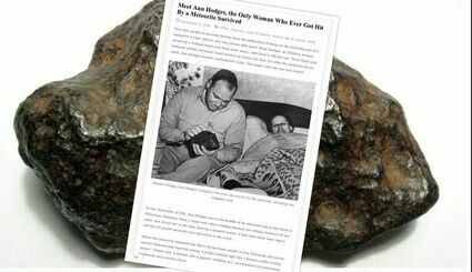 Ann Hodges - jedyna kobieta na świecie, która przeżyła uderzenie meteorytu