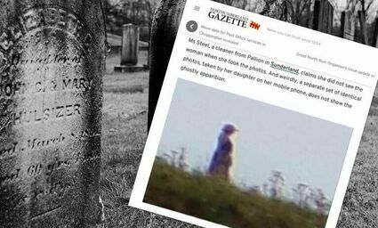 Kobieta zrobiła zdjęcie ducha na angielskim cmentarzu?