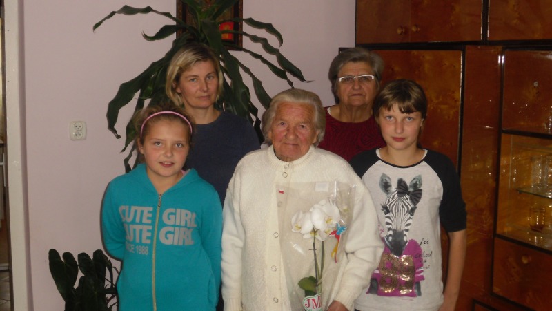 
                                                       102 urodziny Pani Heleny Stasiak z Wielkiego
                                                