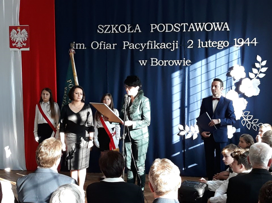 
                                                       Nadanie imienia Publicznej Szkole Podstawowej w Borowie
                                                