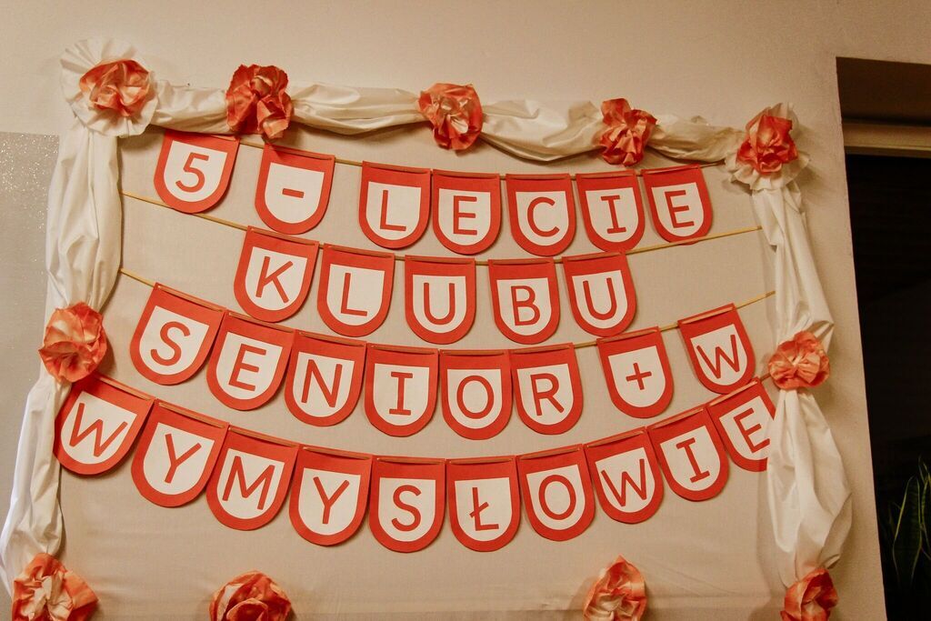 
                                                       JUBILEUSZ 5.LECIA KLUBU SENIOR+ W WYMYSŁOWIE
                                                