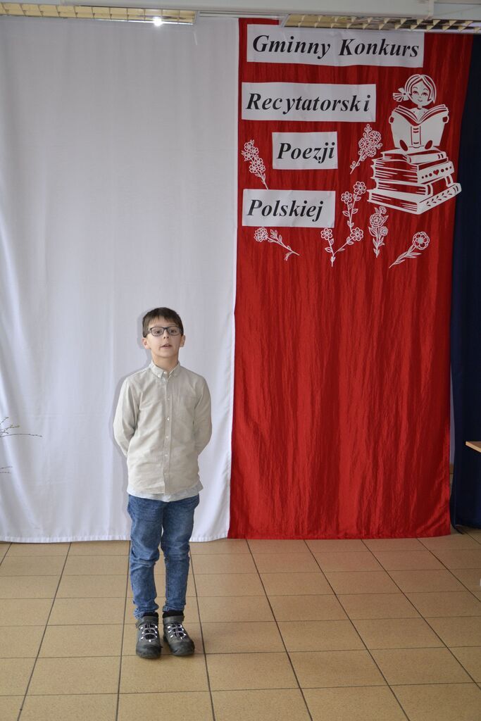 
                                                    Gminny Konkurs Recytatorski Poezji Polskiej
                                                