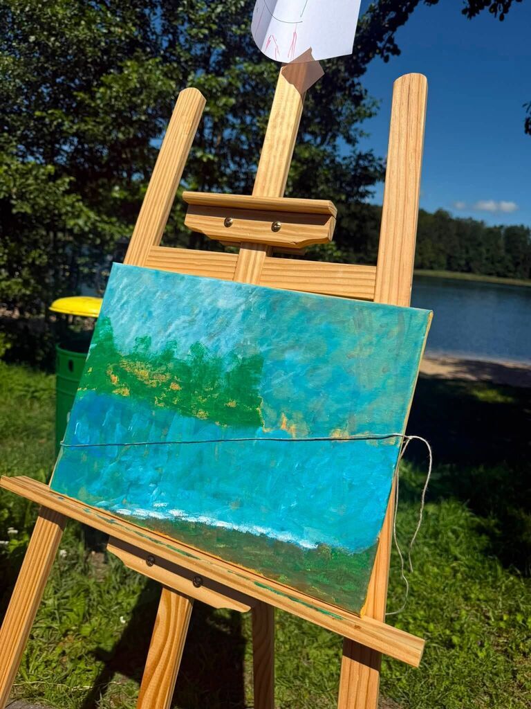 
                                                       🎨🌿 Malowanie w plenerze nad Jeziorem Rzuno! 🌊🖌️
                                                