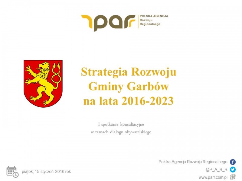 
                                                       Strategia Rozwoju Gminy Garbów 2016-2023
                                                
