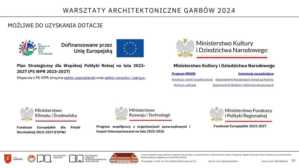                             Prezentacja z warsztatów studentów Politechniki Lubelskiej
                        