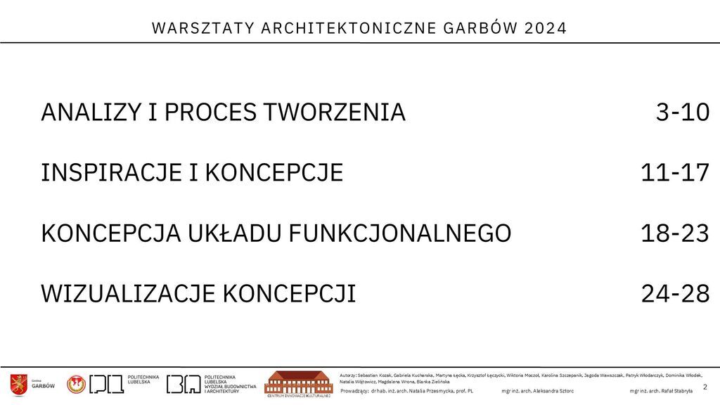                             Prezentacja z warsztatów studentów Politechniki Lubelskiej
                        