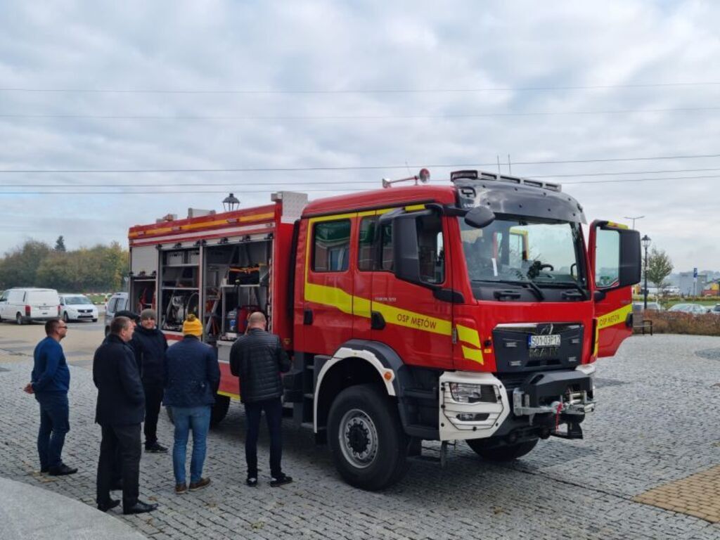 
                                                    OSP Mętów z nowym samochodem
                                                