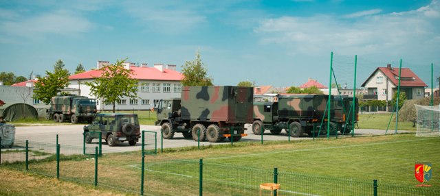 Ćwiczenia zintegrowane  10 Wrocławskiego Pułku Dowodzenia  w Gminie Domaniów