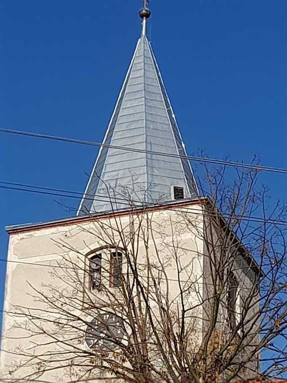Remont wieży w kościele filialnym w Piskorzowie
