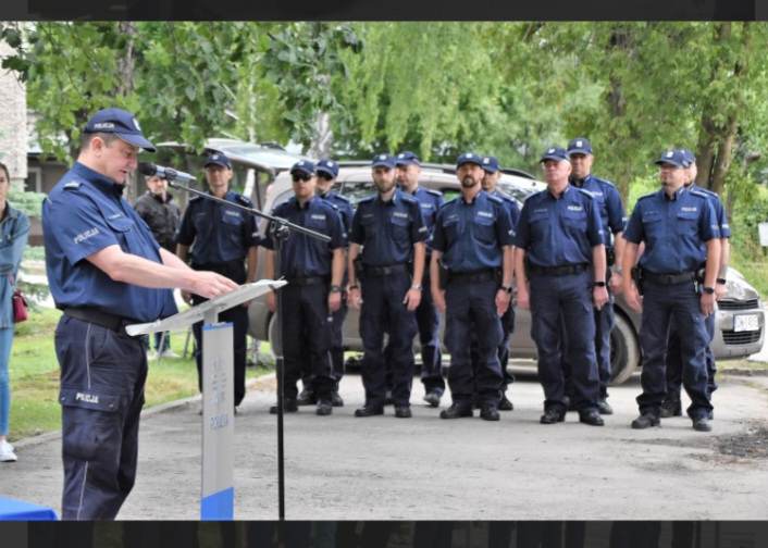 Wmurowanie Kamienia Węgielnego pod Posterunek Policji w Domaniowie