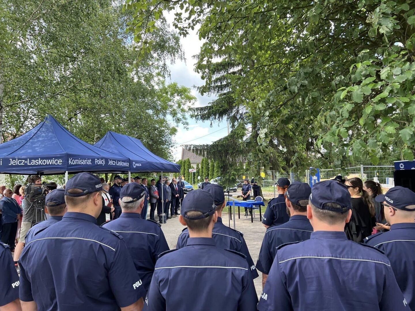 Wmurowanie Kamienia Węgielnego pod Posterunek Policji w Domaniowie