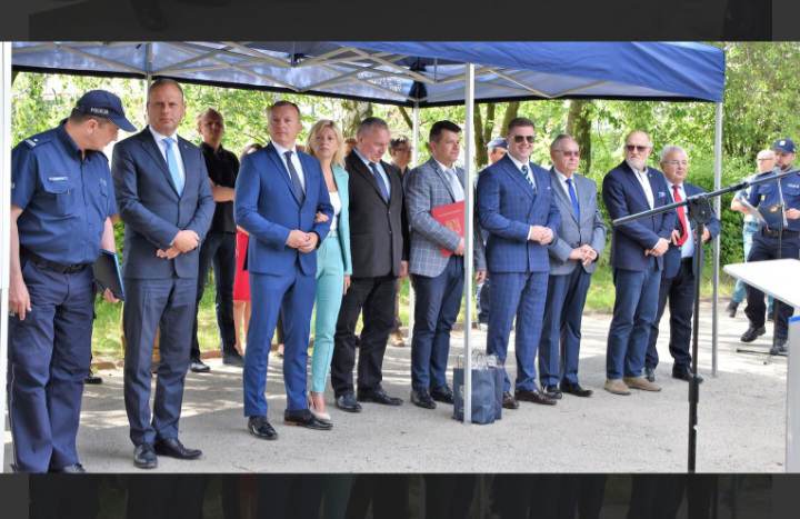 Wmurowanie Kamienia Węgielnego pod Posterunek Policji w Domaniowie