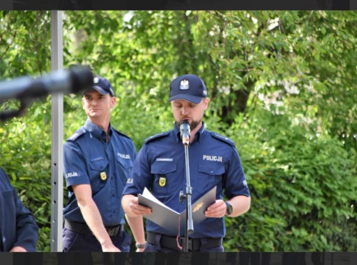 Wmurowanie Kamienia Węgielnego pod Posterunek Policji w Domaniowie