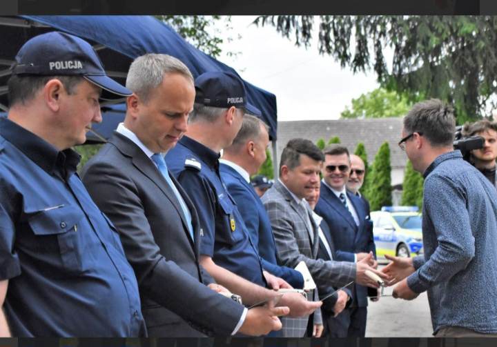Wmurowanie Kamienia Węgielnego pod Posterunek Policji w Domaniowie