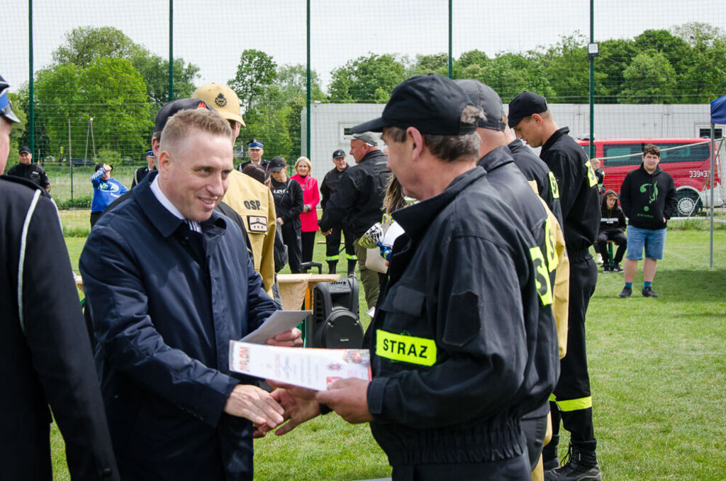 Wręczenie nagród za udział w zawodach