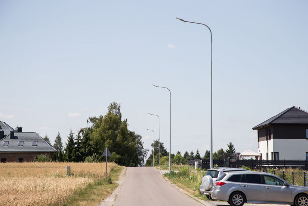 Oświetlenie przy ul. Kasztanowej w Jakubowicach Konińskich