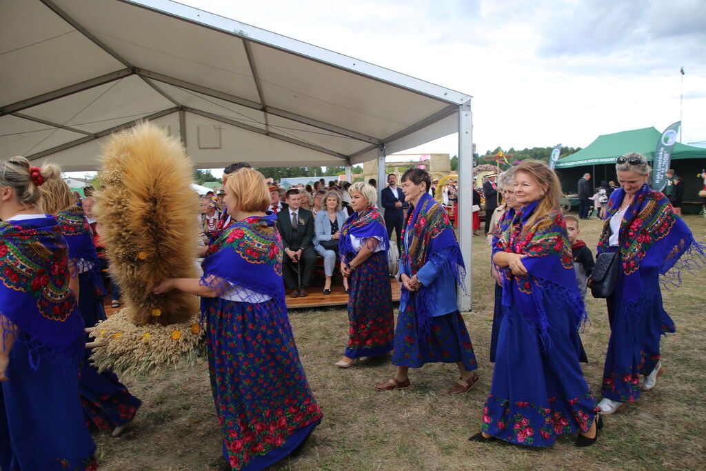 Dożynki Gminy Niemce 2025 - korowód wieńców