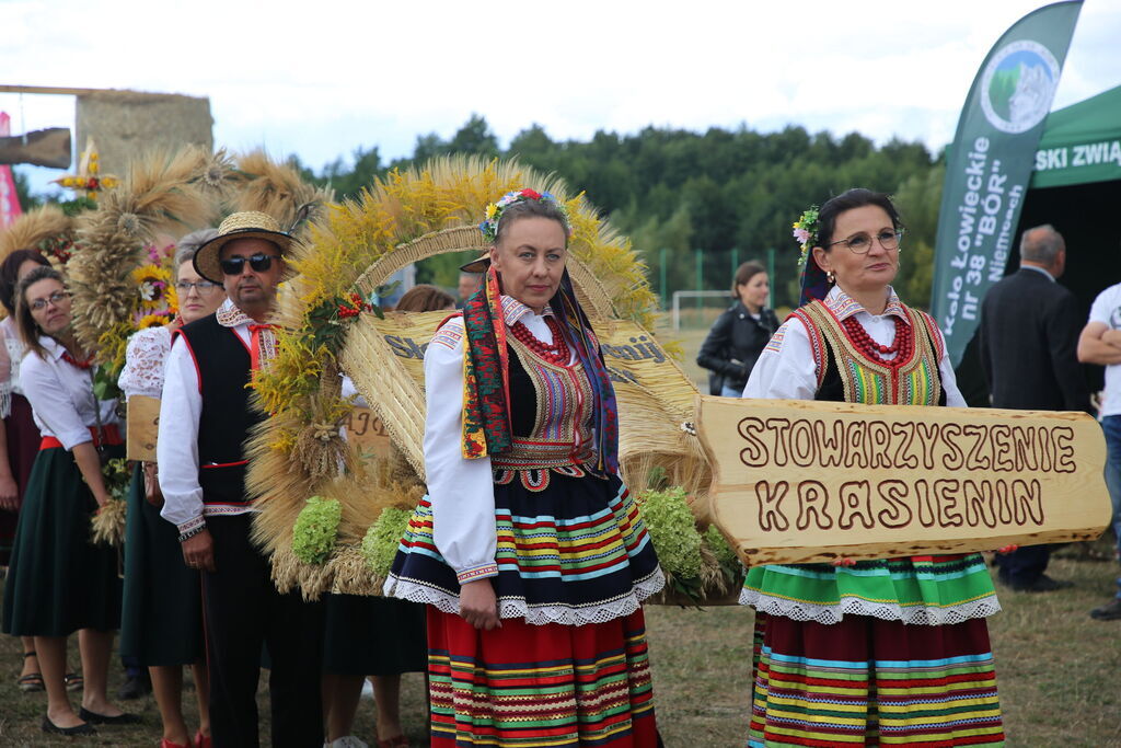 Dożynki Gminy Niemce 2025 - korowód wieńców