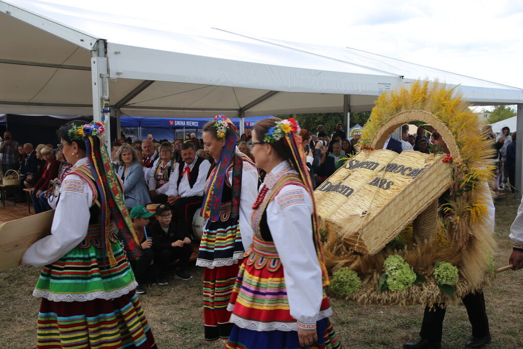Dożynki Gminy Niemce 2025 - korowód wieńców
