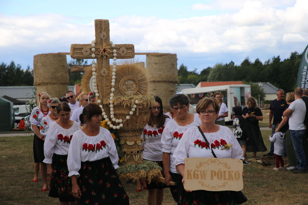 Dożynki Gminy Niemce 2025 - korowód wieńców