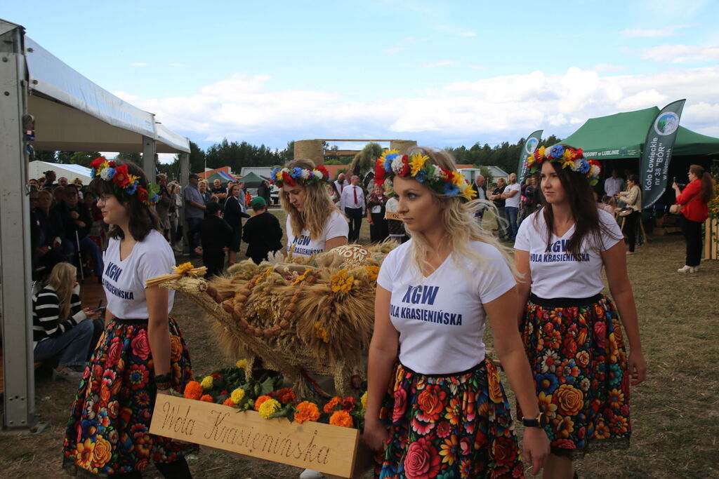 Dożynki Gminy Niemce 2025 - korowód wieńców