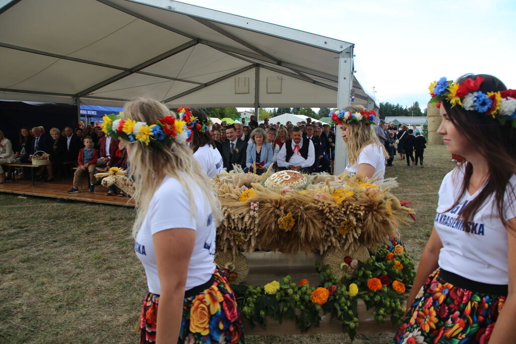 Dożynki Gminy Niemce 2025 - korowód wieńców