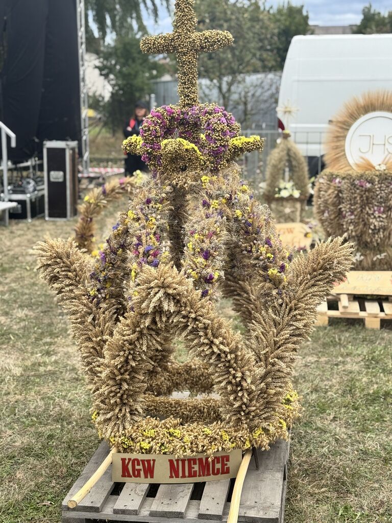 Dożynki Gminy Niemce 2025 - korowód wieńców