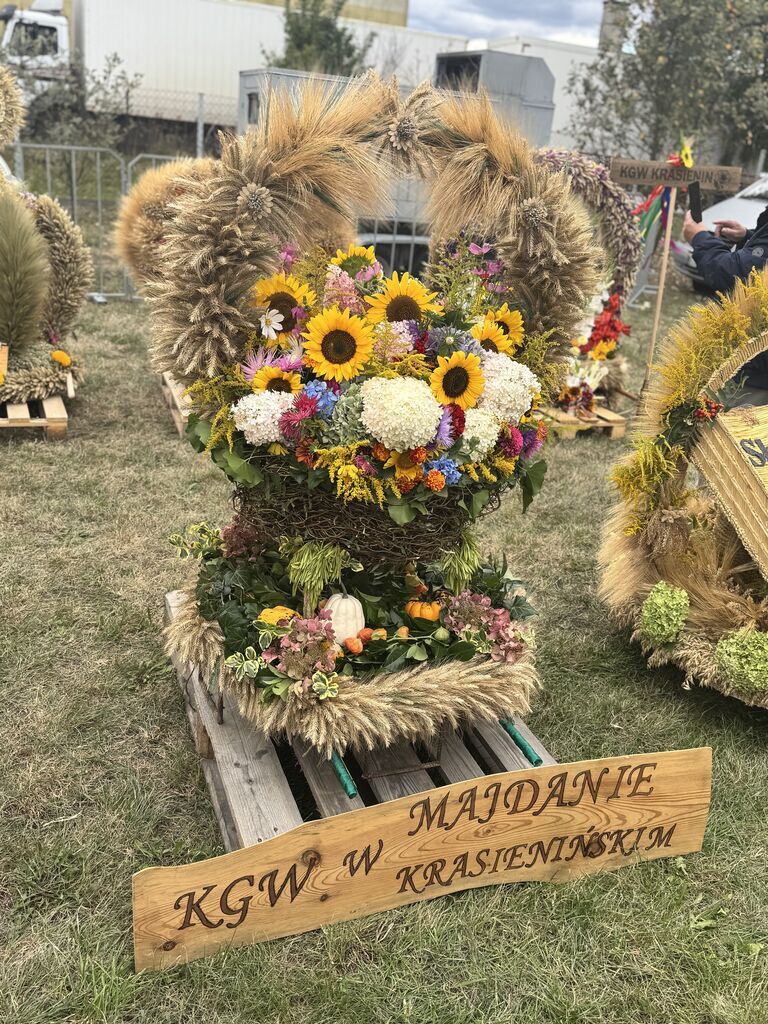 Dożynki Gminy Niemce 2025 - korowód wieńców