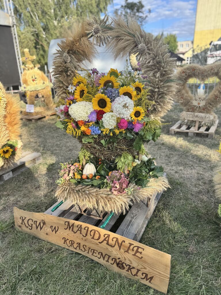 Dożynki Gminy Niemce 2025 - korowód wieńców