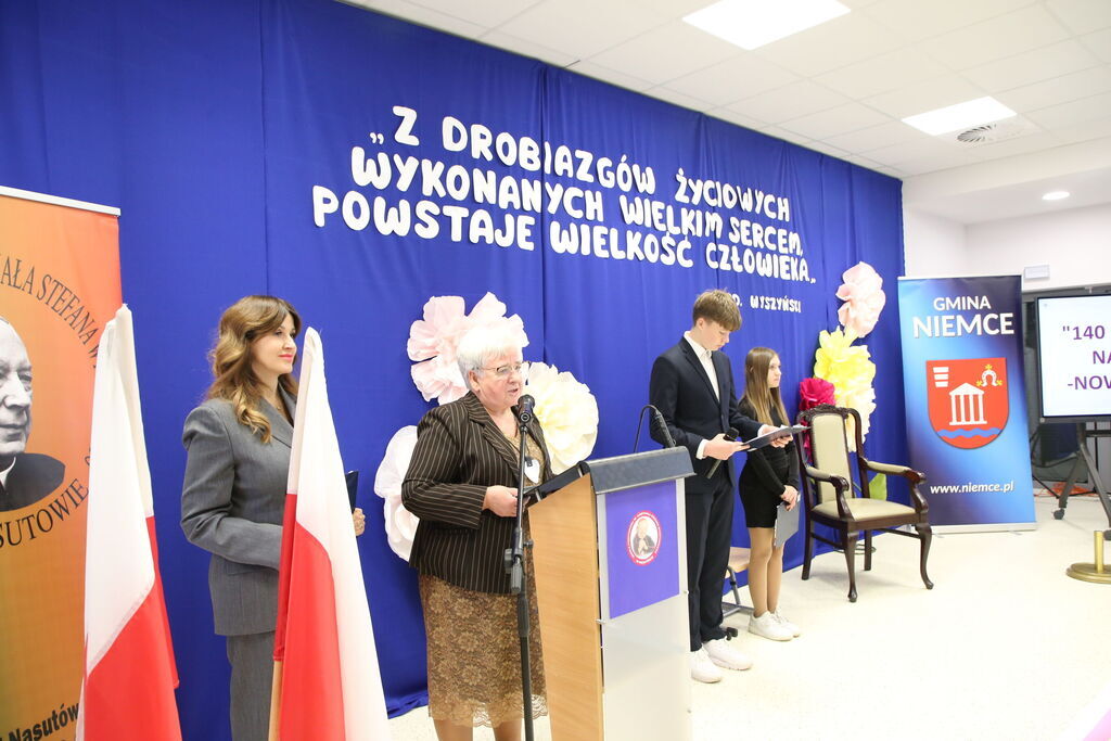 Otwarcie nowego budynku szkoły w Nasutowie