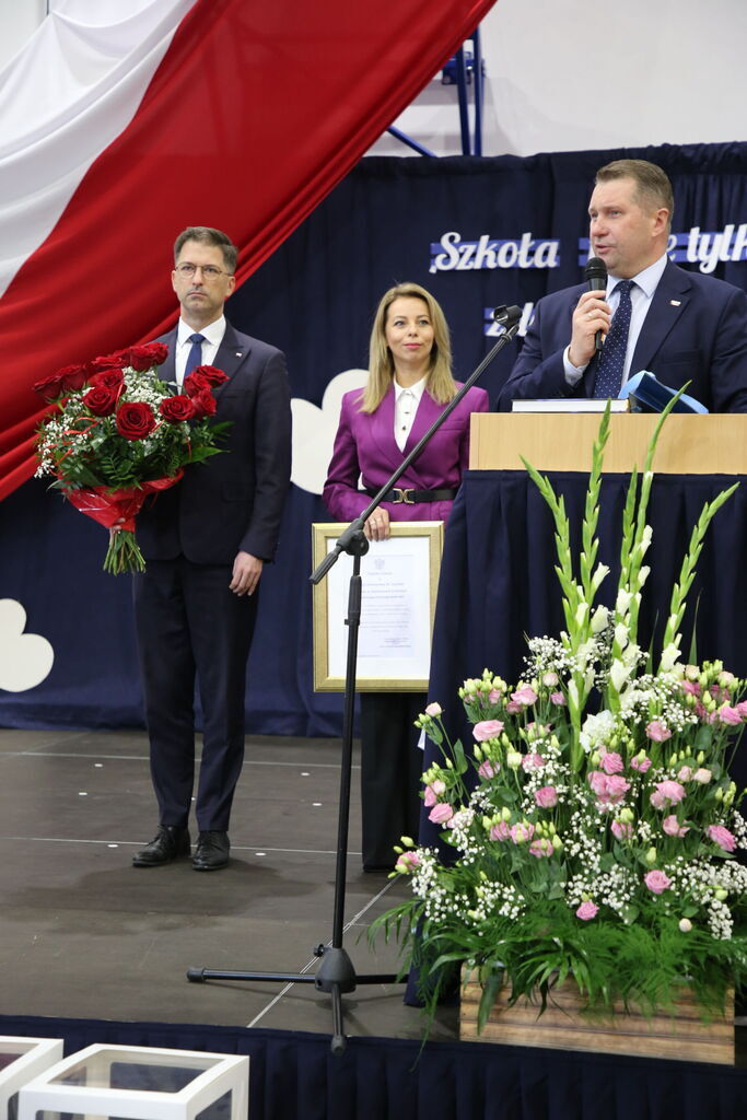 Otwarcie nowego budynku szkoły w Jakubowicach Konińskich