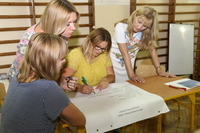 Spotkanie poświęcone „Kierunkom rozwoju edukacji w gminie Wólka w myśleniu o uczniu XXI wieku.