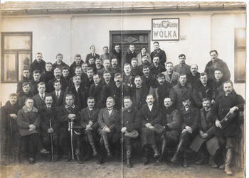 Radni i mieszkańcy gminy w 1929 roku