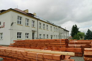 Prace budowlane w ZSP w Łuszczowie