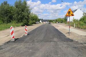 Budowa drogi gminnej nr 112421L – prace dobiegają końca