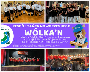 Podsumowanie działalności Zespołu Tańca Nowoczesnego WÓLKA'N w roku 2024!