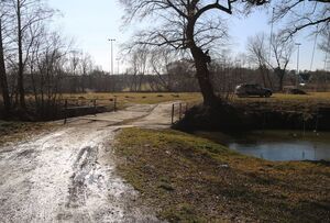 Budowa mostu nad rzeką Ciemięga w miejscowości Pliszczyn