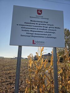 Modernizacja (przebudowa) drogi dojazdowej do gruntów rolnych w miejscowości Łuszczów Drugi