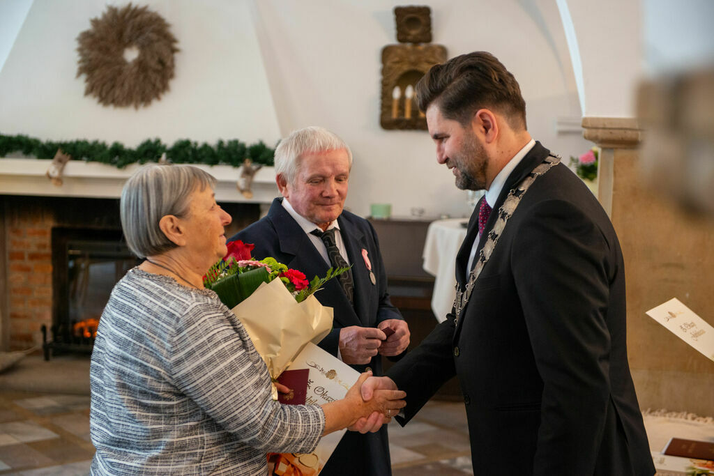 Wręczenie medali za Długoletnie Pożycie Małżeńskie