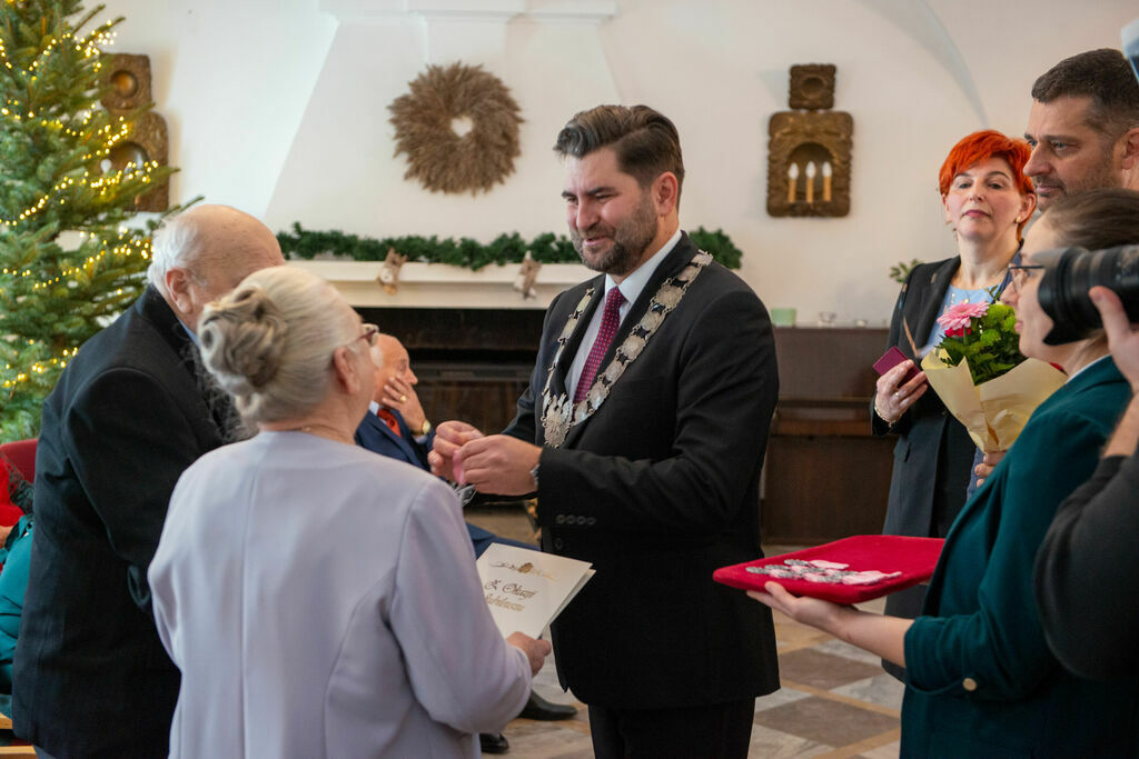 Wręczenie medali za Długoletnie Pożycie Małżeńskie