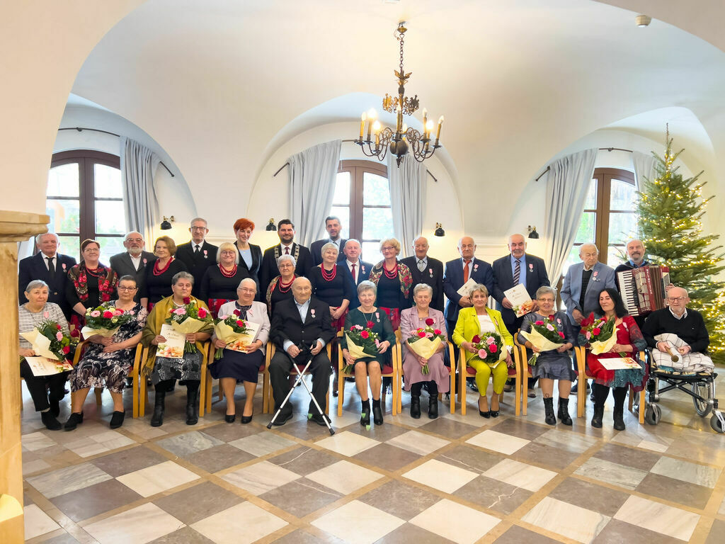 Wręczenie medali za Długoletnie Pożycie Małżeńskie