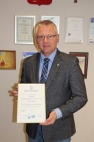 Uroczyste wręczenie Certyfikatu ISO 9001:2008