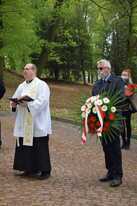 Poświęcenie pomnika powstańców śląskich w Rzuchowie