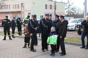 2024-12-18 Przekazanie nowego samochodu ratowniczo - gaśniczego dla OSP Pogrzebień