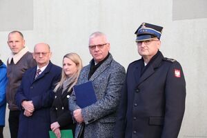 2024-12-18 Przekazanie nowego samochodu ratowniczo - gaśniczego dla OSP Pogrzebień