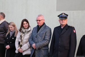 2024-12-18 Przekazanie nowego samochodu ratowniczo - gaśniczego dla OSP Pogrzebień