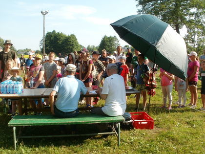 Zawody wędkarskie z okazji Dnia Dziecka 