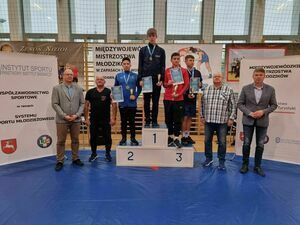 Trzy medale krasnostawskich zapaśników na Międzywojewódzkich Mistrzostwach Młodzików